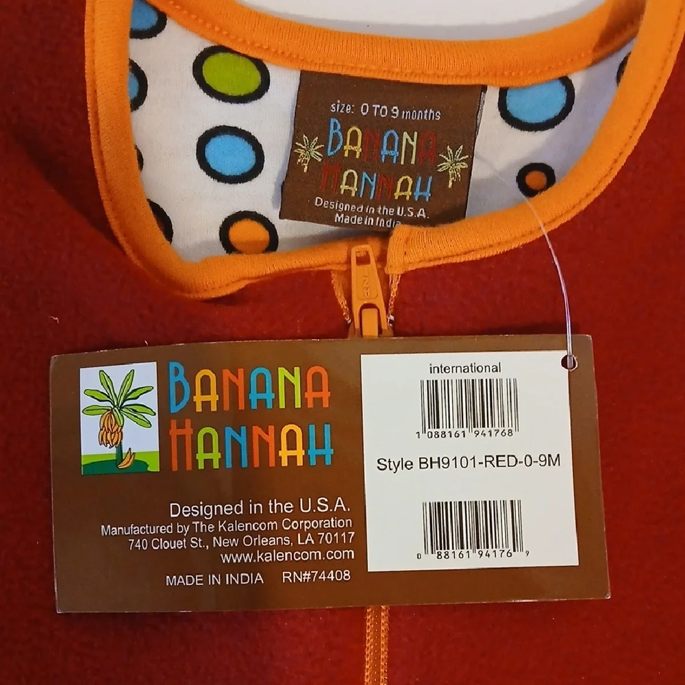 Colorful Banana Hannah Swaddle Sleep Sack Nwt 0-9 Months